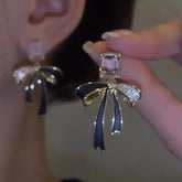 Chic Bow-Tie Drop Earrings (Code:- ER-KO-6 , US-A152 , CC150)